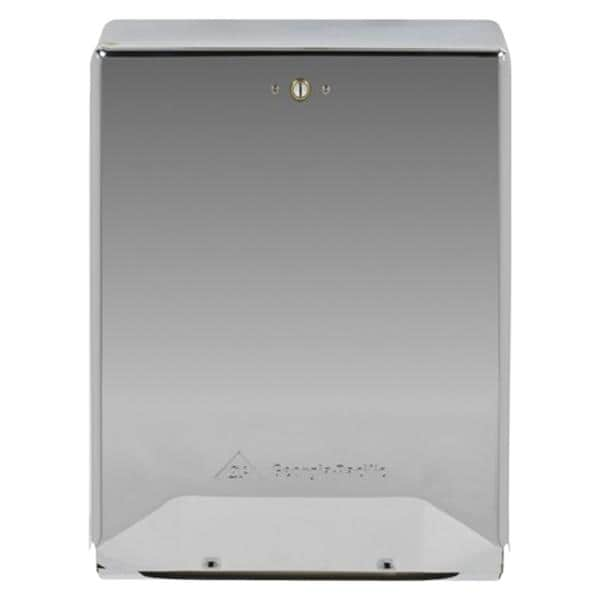 Georgia Pacific C-Fold / Multifold Towel Dispenser Chrome Steel Ea