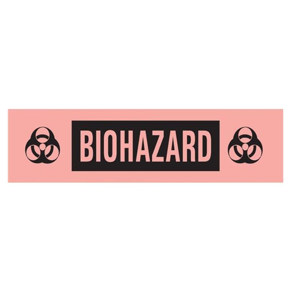 Label Biohazard Tape Red 2x1/2" 500/Rl 500/Rl