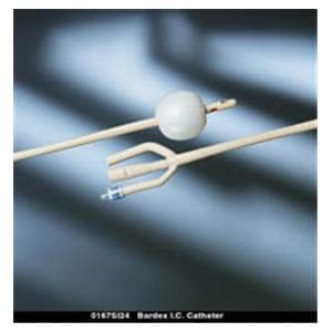 Bardex 3-Way Foley Catheter Medium Length Tip Silicone 26Fr 30cc