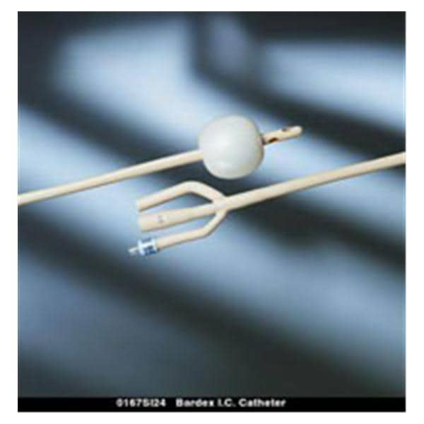 Bardex 3-Way Foley Catheter Medium Length Tip Silicone 26Fr 30cc