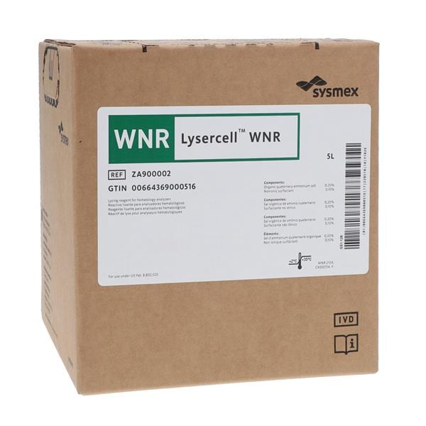 Lysercell Lyse WNR 5L Reagent 2x4L Ea