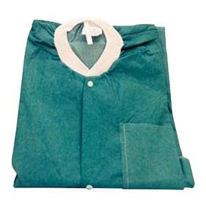 MedFlex Premium Lab Coat Sft Mtrl Lght-Wght&Cmfrtbl 2X Large Teal 10/Pk