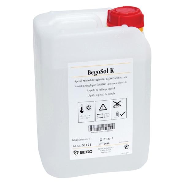 BegoSol K Casting Investment Mixing Liquid 5Lt/Ea