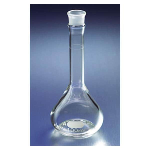 Pyrex Volumetric Flask Glass 100mL Class A 6/Ca