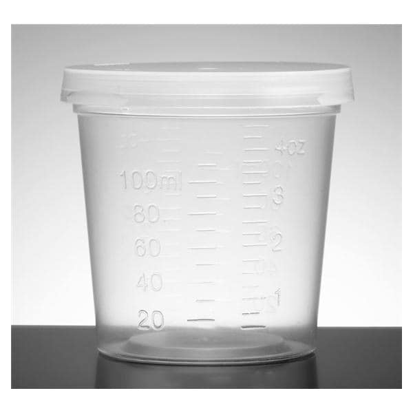 Falcon Sample Container 110mL Polypropylene Sterile Individually Wrapped 100/Ca