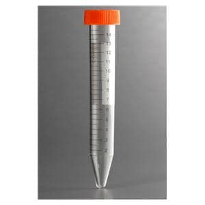 Centrifuge Tube PET 15mL Sterile 500/Ca