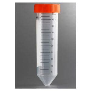 Centrifuge Tube Polypropylene 50mL Sterile 500/Ca