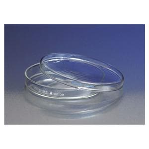 Pyrex Petri Dish Glass Bottom Only Round 100x20mm 12/Ca