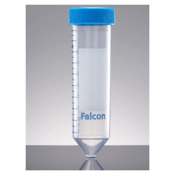 Falcon Centrifuge Tube Polypropylene 50mL 115mm Sterile 500/Ca