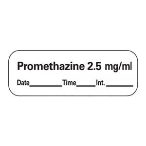 Label Promethazine 2.5 600/Roll 600/Roll