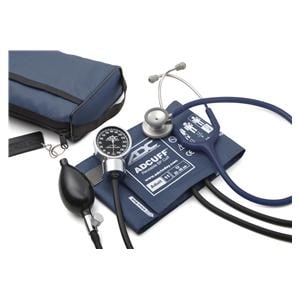 Pro's Combo III Clinician Scope Aneroid Kit Reusable Adult Navy 2-Tube Ea