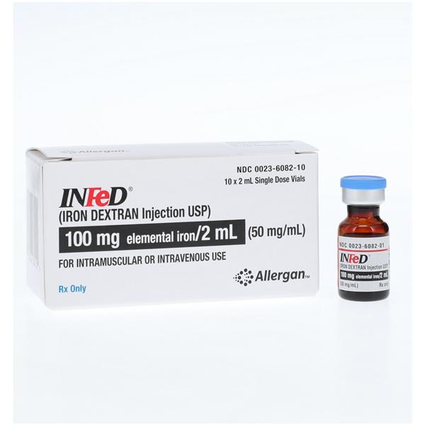 Infed Injection 50mg/mL SDV 2mL 10/Bx