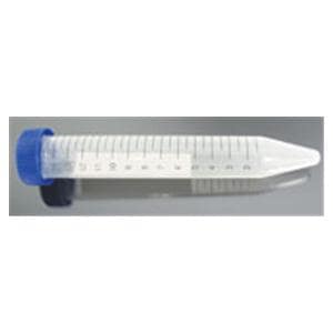 Centrifuge Tube Polypropylene 15mL 17x120mm Sterile 500/Ca