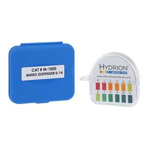 Hydrion Mikro pH Test Strip 0-14 Range Ea, 10 EA/CA