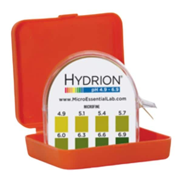 Hydrion MicroFine pH Test Strip 4.9-6.9 Range 10/Ca