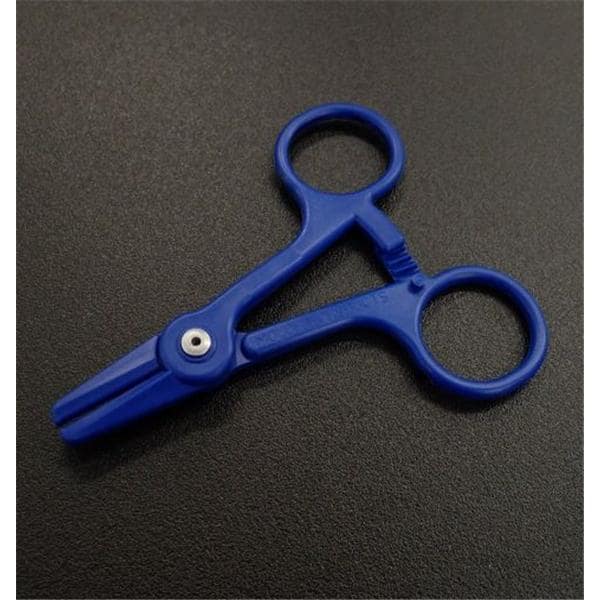 Tube Occluding Forcep Dark Blue Non-Sterile 100/Bg, 16 BG/CA