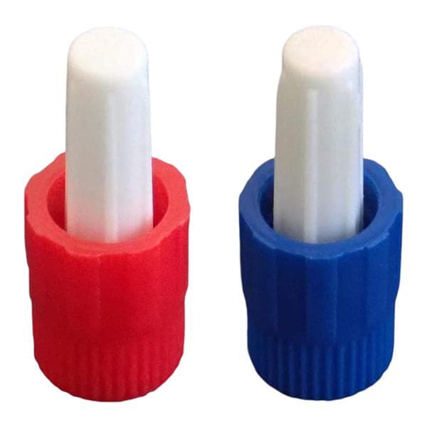 Catheter Cap Red/ Blue Sterile 100St/Bg, 40 BG/CA