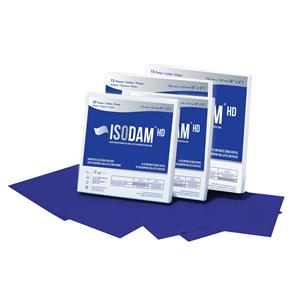 Isodam HD Latex-Free Rubber Dam 6 in x 6 in Medium Gauge Unflvrd Unscntd 15/Pk