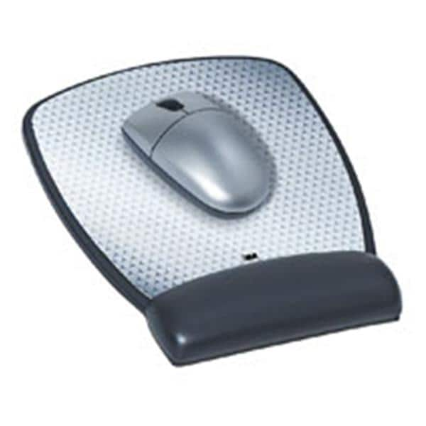 3M Precise Mouse Pad With Gel Wrist Rest Compact Black Ea