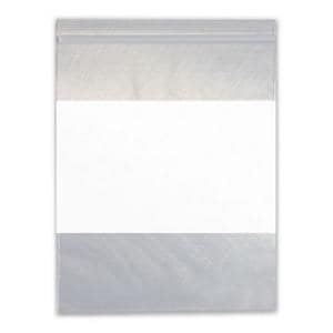 Zip Bag w/White Write-On Block 2mL 6x9 100/Pk 100/Pk