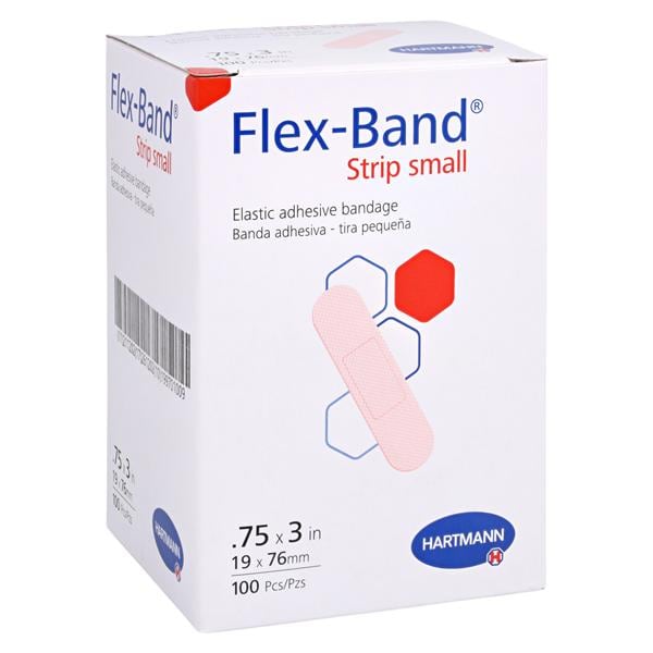 Flex-Band Strip Bandage Fabric 3/4x3" Flesh Sterile 100/Bx, 24 BX/CA