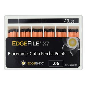 EdgeFile X7 Gutta Percha Points Size #40 Black 60/Pk