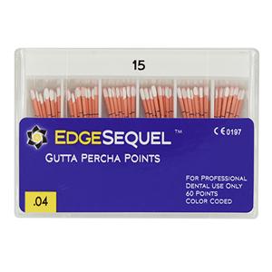 EdgeSequel Sapphire Gutta Percha Points Size #15 White 60/Pk