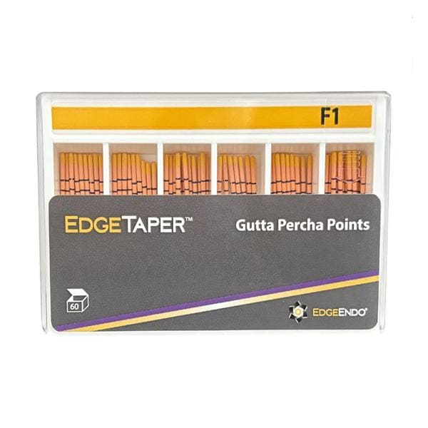 EdgeTaper Gutta Percha F1 60/Pk