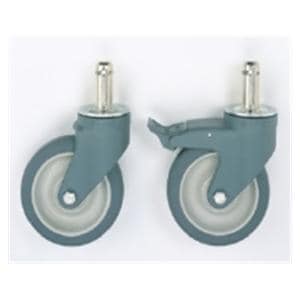 Super Erecta Stem/Swivel Caster For Shelving 5" Ea