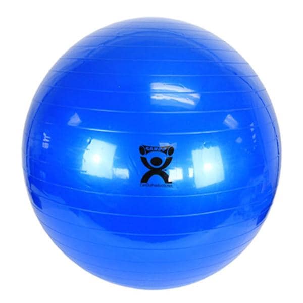 CanDo Exercise Ball Ribbed Plastic 34" Blue