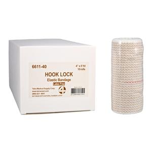 Hook Lock Bandage Elastic 4"x5yd 10/Bx