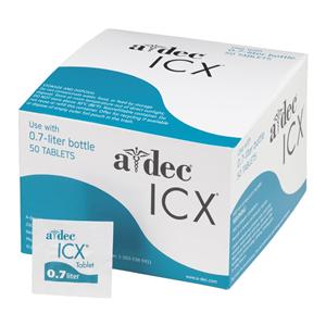 ICX Water Treatment Tablets 0.7 Liter 50/Bx, 36 BX/CA