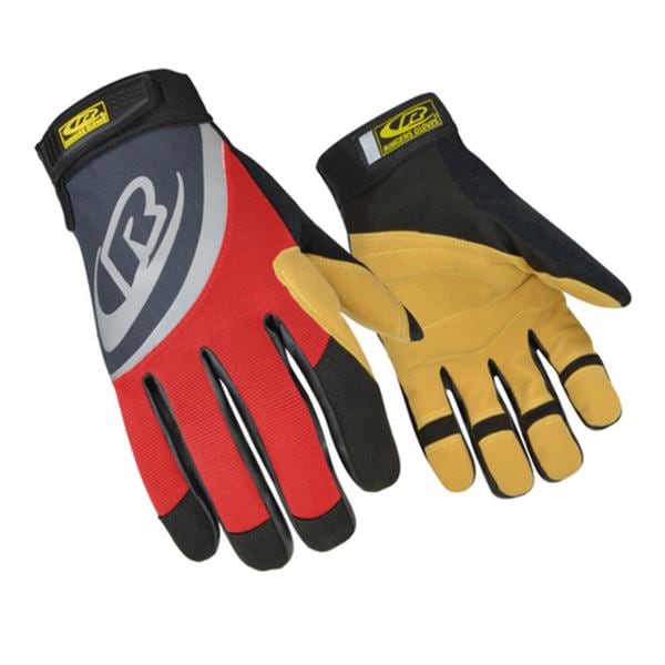 Ringers Leather / Kevlar Rope Rescue Gloves XX Large Red