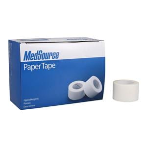 Medical Tape Paper 1"x10yd White Non-Sterile 12Rl/Bx, 12 BX/CA