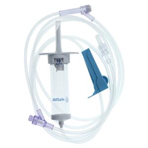 IV Administration Set Needleless 2 Y-Injection Sites 83" 10/15/20Drp 24mL Ea, 50 EA/CA