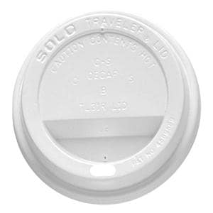 Solo Traveler Lids 10 Oz White 300/Cr