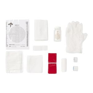 Wound Care Tray Vinyl Gloves/Gauze