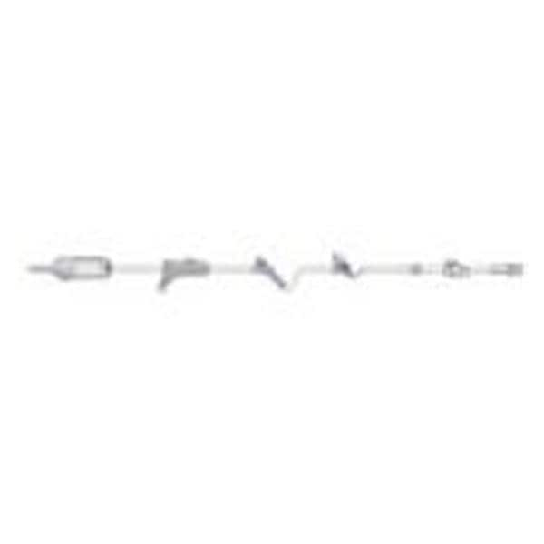 IV Administration Set Needleless 2 Y-Injection Sites 83" 15 Drops/mL 17mL 50/Ca