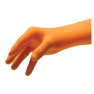 NitriDerm Ultra Orange Nitrile Exam Gloves XX Large Orange Non-Sterile