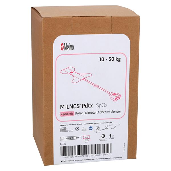 M-LNCS Pdtx SpO2 Pulse Oximeter Sensor Pediatric 20/Bx