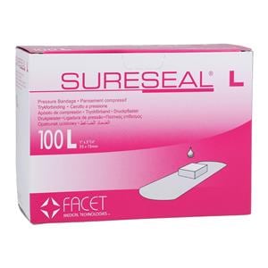 Sureseal Pressure Bandage Cellulose 1x2.75" Beige Sterile 100/Bx, 20 BX/CA