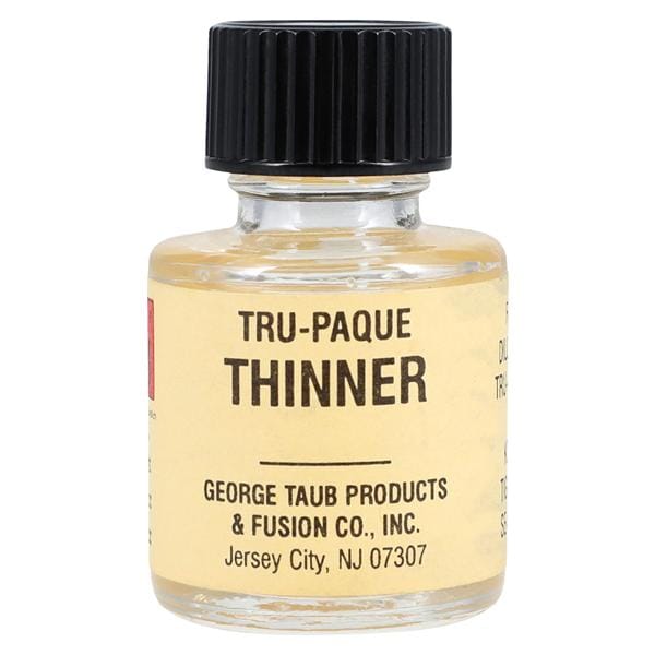 Tru-Paque Denture Resin Opaquer Thinner Heat Cure 1/2oz/Bt