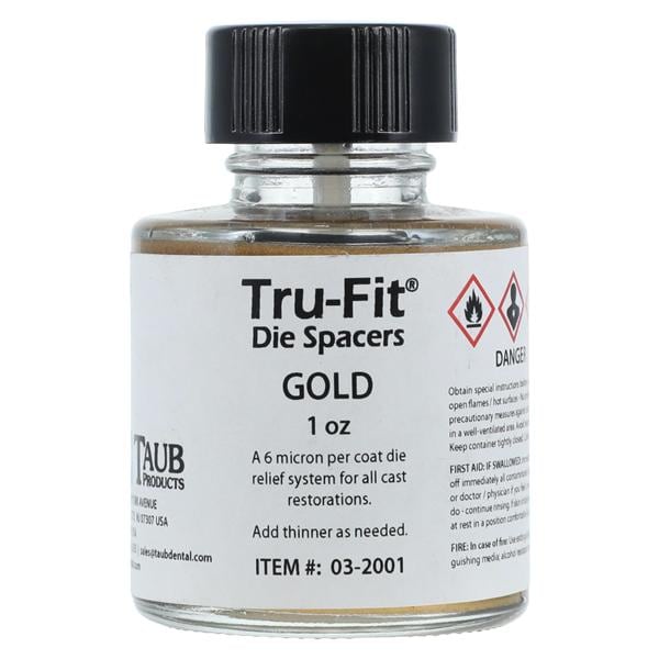 Tru-Fit Die Spacer Gold 1oz/Bt