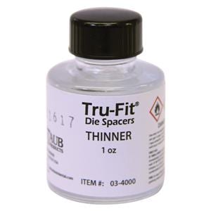 Tru-Fit Die Spacer Thinner 1oz/Bt