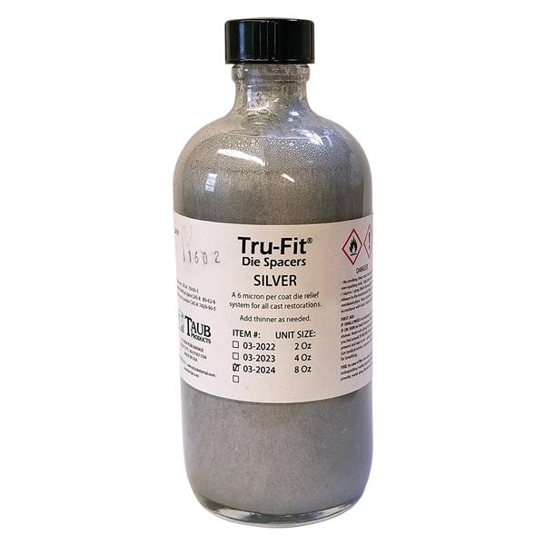 Tru-Fit Die Spacer Silver 8oz/Bt