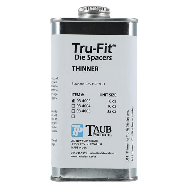 Tru-Fit Die Spacer Thinner 8oz/Bt