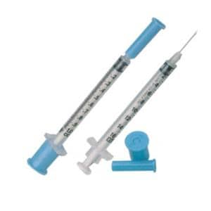 TB Syringe/Needle 25gx1" 1cc Detachable Needle Conventional LDS 1000/Ca