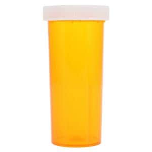 Medicine Vial Plastic 30 Dram Amber Reusable Non-Sterile 240/Ca