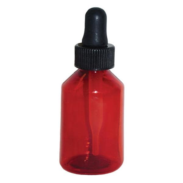 Dropper Bottle Plastic 0.5oz Reusable Oval 48/Pk