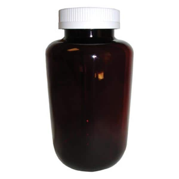 Packer Bottle HDPE 250cc Amber Reusable Non-Sterile 168/Ca